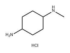 N1-甲基环己烷-1,4-二胺二盐酸盐 结构式