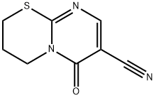 6-氧代-2,3,4,6-四氢嘧啶并[2,1-B][1,3]噻嗪-7-甲腈 结构式