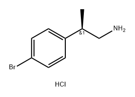 (R)-2-(4-bromophenyl)propan-1-amine hydrochloride 结构式