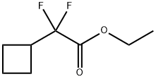 Cyclobutyl-difluoro-acetic acid ethyl ester 结构式