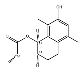 alpha-Desmotroposantonin 结构式