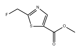 2-Fluoromethyl-thiazole-5-carboxylic acid methyl ester 结构式