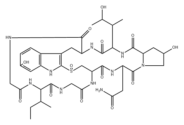 Γ-鹅膏毒肽 结构式