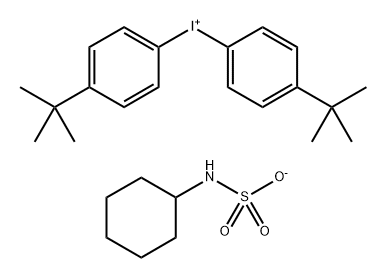 4,4''-Di-tert-butyldiphenyliodonium cyclamate 结构式