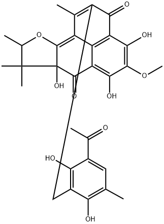 江良布醇 B 结构式