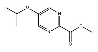 5-异丙氧基嘧啶-2-羧酸甲酯 结构式