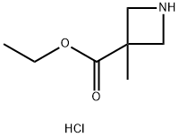 3-甲基氮杂环丁烷-3-羧酸乙酯盐酸盐 结构式