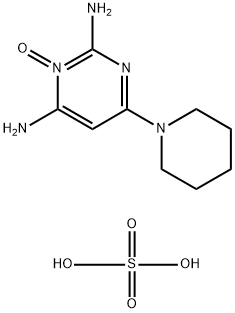 米诺地尔硫酸盐 结构式