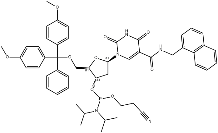 DMT-DP-CE-PHOSPHORAMIDITE 结构式