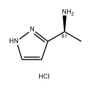 (S)-1-(1H-吡唑-3-基)乙胺盐酸盐 结构式