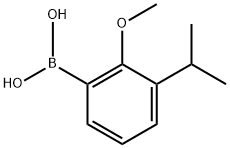 3-Isopropyl-2-methoxy-phenylboronic acid 结构式