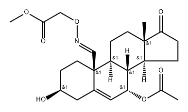 Acetic acid, [[[(3beta,7alpha,19E)-7-(acetyloxy)-3-hydroxy-17-oxoandrost-5-en-19- 结构式