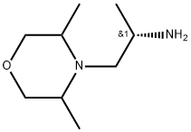 4-Morpholineethanamine, α,3,5-trimethyl-, (αS)- 结构式