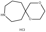 1,4-Dioxa-9-azaspiro[5.6]dodecane, hydrochloride (1:1) 结构式