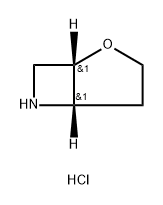 RAC-(1R,5R)-2-OXA-6-AZABICYCLO[3.2.0]HEPTANE HYDROCHLORIDE, CIS 结构式