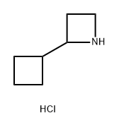 2-CYCLOBUTYLAZETIDINE HYDROCHLORIDE 结构式