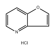 furo[3,2-b]pyridine hydrochloride 结构式