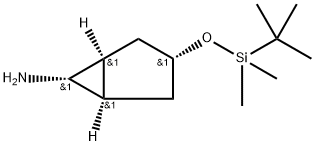 (1R,3S,5S,6R)-3-(叔丁基二甲基硅氧基)双环[3.1.0]己烷-6-胺 结构式