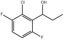 1-(2-chloro-3,6-difluorophenyl)propan-1-ol 结构式