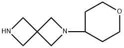 2-(四氢-2H-吡喃-4-基)-2,6-二氮杂螺[3.3]庚烷 结构式