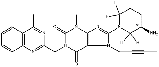 利拉利汀杂质 结构式