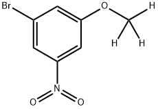 1-Bromo-3-(methoxy-d3)-5-nitrobenzene 结构式