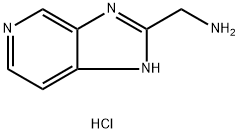 (3H-咪唑并[4,5-C]吡啶-2-基)甲胺二盐酸盐 结构式