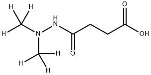 丁酰肼-D6 结构式