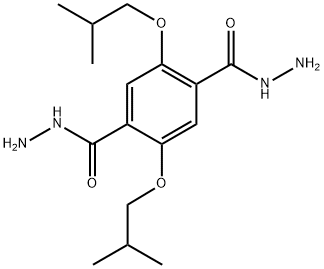 2,5-二异丁氧基对苯二酰肼 结构式