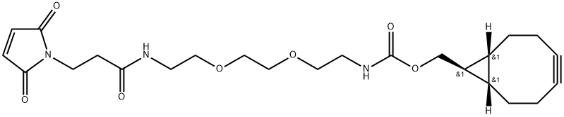 BCN-exo-PEG2-Maleimide 结构式