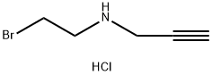 N-(2-溴乙基)丙-2-炔-1-胺盐酸盐 结构式