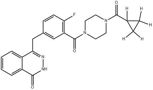 Olaparib D5 结构式