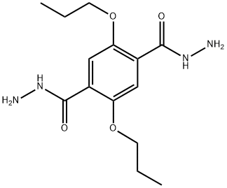 1, 4- Benzenedicarboxylic acid, 2, 5- dipropoxy- , 1, 4- dihydrazide 结构式