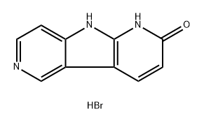 1,9-二氢-2H-吡咯并[2,3-B:4,5-C']二吡啶-2-酮氢溴酸盐 结构式