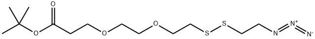 叠氮乙基-二聚乙二醇-叔丁酯 结构式