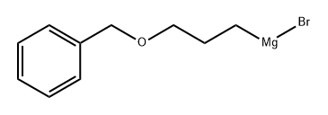 (3-(苄氧基)丙基)溴化镁 结构式