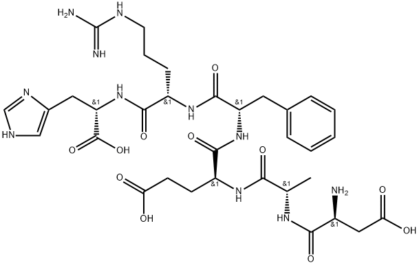 β-淀粉样蛋白（1-6） 结构式