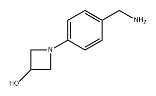 1-[4-(aminomethyl)phenyl]azetidin-3-ol 结构式