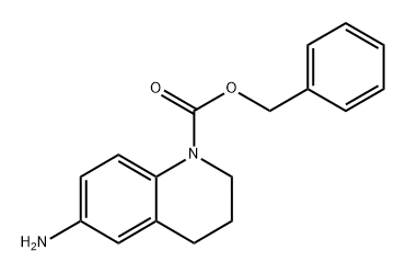 6-Amino-3,4-dihydro-2H-quinoline-1-carboxylic acid benzyl ester 结构式