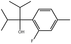 2-Fluoro-4-methyl-α,α-bis(1-methylethyl)benzenemethanol 结构式