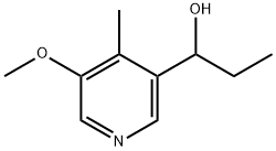 α-Ethyl-5-methoxy-4-methyl-3-pyridinemethanol 结构式