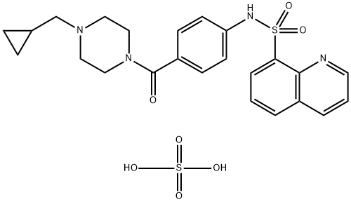 硫酸米塔皮瓦 结构式