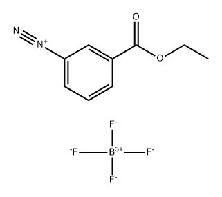 Benzenediazonium, 3-(ethoxycarbonyl)-, tetrafluoroborate(1-) 结构式