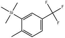 trimethyl(2-methyl-5-(trifluoromethyl)phenyl)silane 结构式