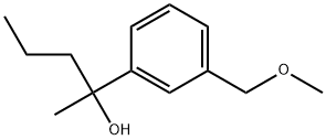 3-(Methoxymethyl)-α-methyl-α-propylbenzenemethanol 结构式