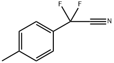 Α,Α-二氟-4-甲基苯乙腈 结构式