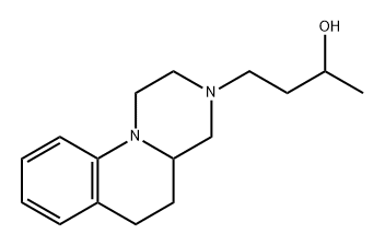 2,3,4,4a,5,6-Hexahydro-α-methyl-1H-pyrazino[1,2-a]quinoline-3-(1-propanol) 结构式