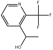 1-(2-(三氟甲基)吡啶-3-基)乙-1-醇 结构式