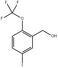 (5-Iodo-2-(trifluoromethoxy)phenyl)methanol 结构式