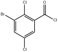 3-bromo-2,5-dichlorobenzoyl chloride 结构式